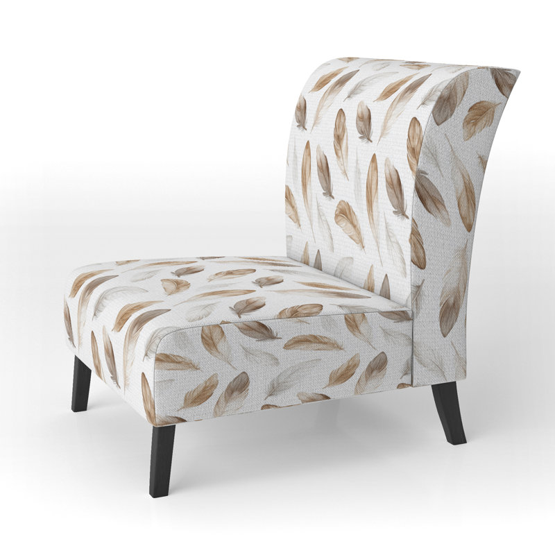 Fauteuil de chambre Floral, Pantoufle sans accoudoirs