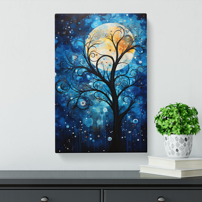 Moon Abstract - No Frame Print, 50cm H x 35cm W x 3cm D