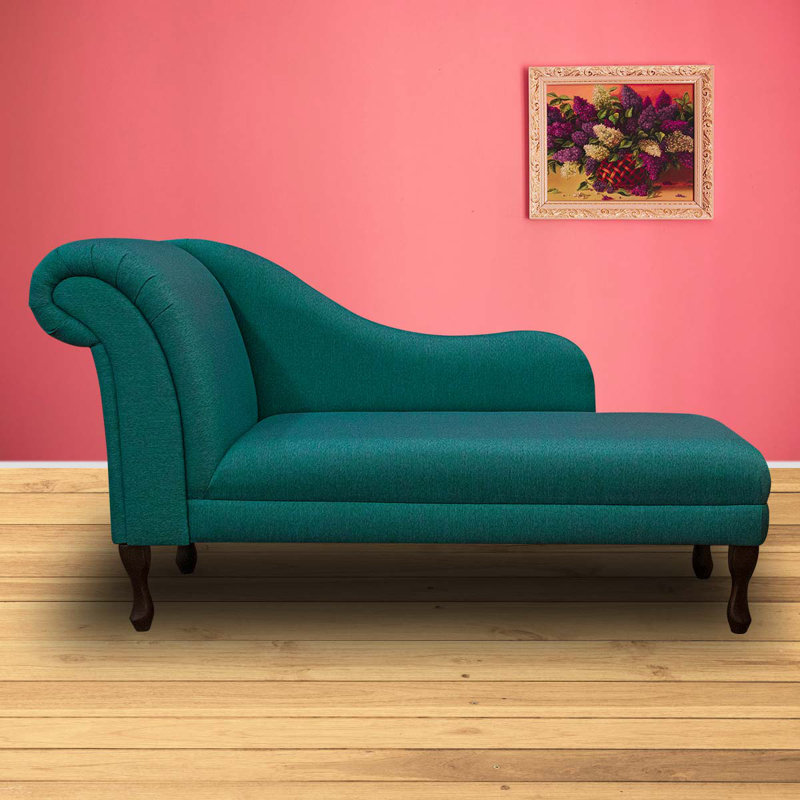 Upholstered Chaise Lounge, Beige