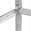 120cm W Steel Height -Adjustable Shelving Unit
