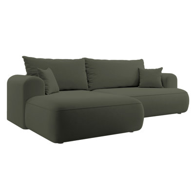 Alija 3 Seater Velvet Sofa & Chaise