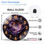 Horloge murale en verre 12 po Cosmic