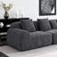 Canapé modulaire surdimensionné en velours courbé Boneless-1729656434
