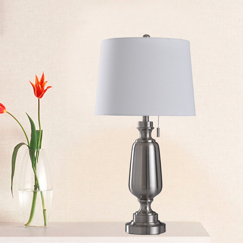 Lampe de table 31 po Sibyll, Acier brossé