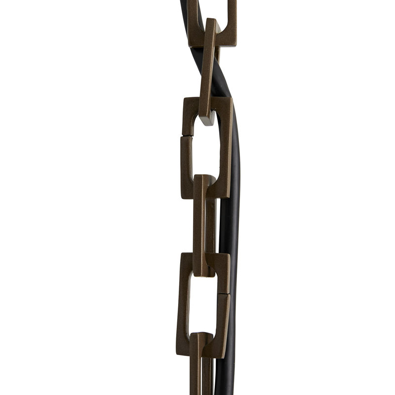 Aged Brass and Opal Glass Outdoor Pendant Light