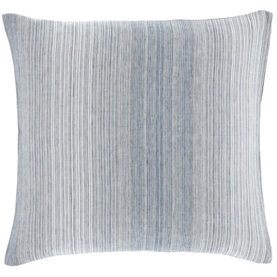 Sterling Stripe Linen Blue Sham