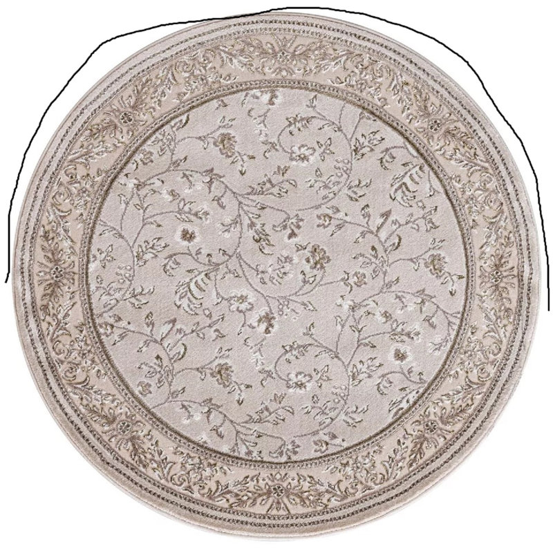 Oriental Area Rug, Round 120 cm