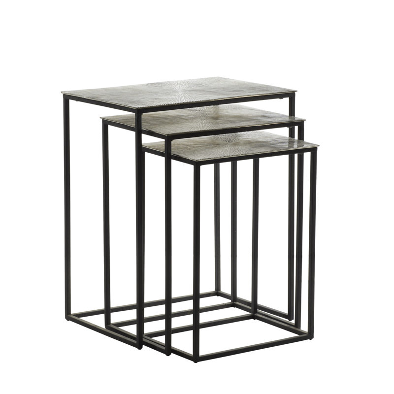 Tables gigognes avec rangement Farisha