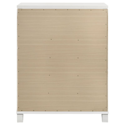 Esat 5-drawer Bedroom Chest Of Drawers White