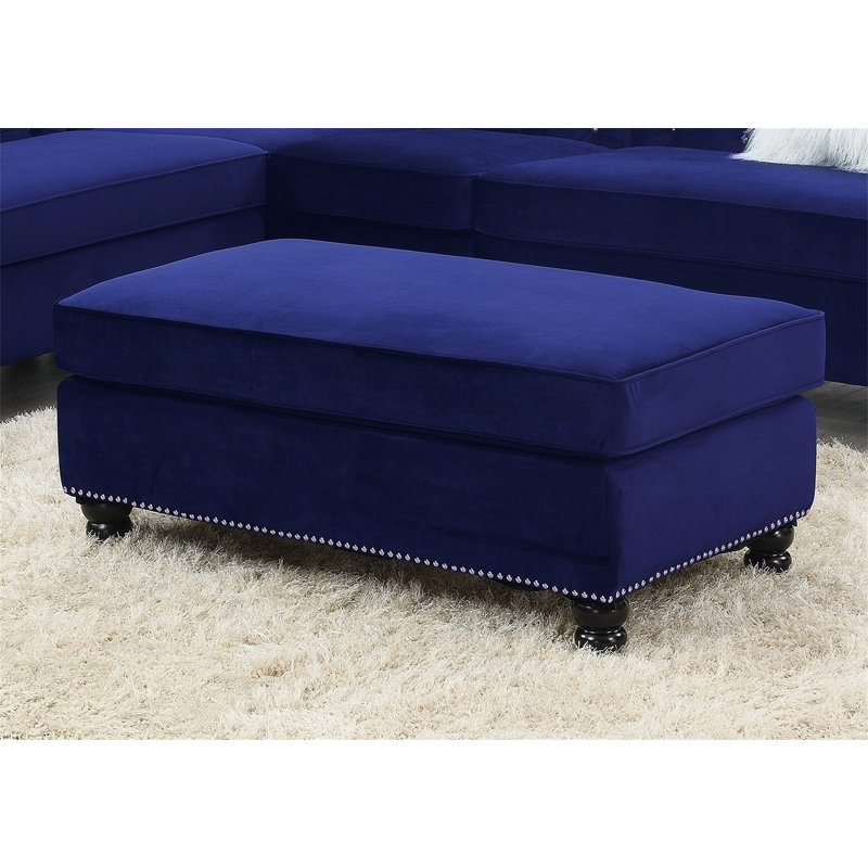 Repose-pieds Tiburcio, Bleu