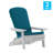 Rankins Indoor/Outdoor Folding Adirondack Chairs with Cushions-36848656
