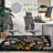 Office Chair Mat For Hardwood/Tile Floor Carpet, 36"X48" Computer Desk For Rolling Chairs Protector Gaming Non Slip Under TPR Backing Rug(Colourful Spring Flowers B)