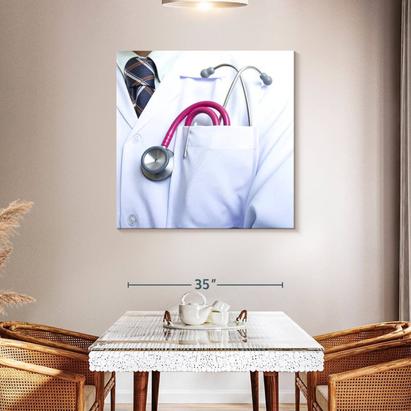 Alcaraz Stethoscope In A Pocket, 39" H x 39" W