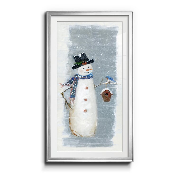 How I Painted a Primitive Country Snowman