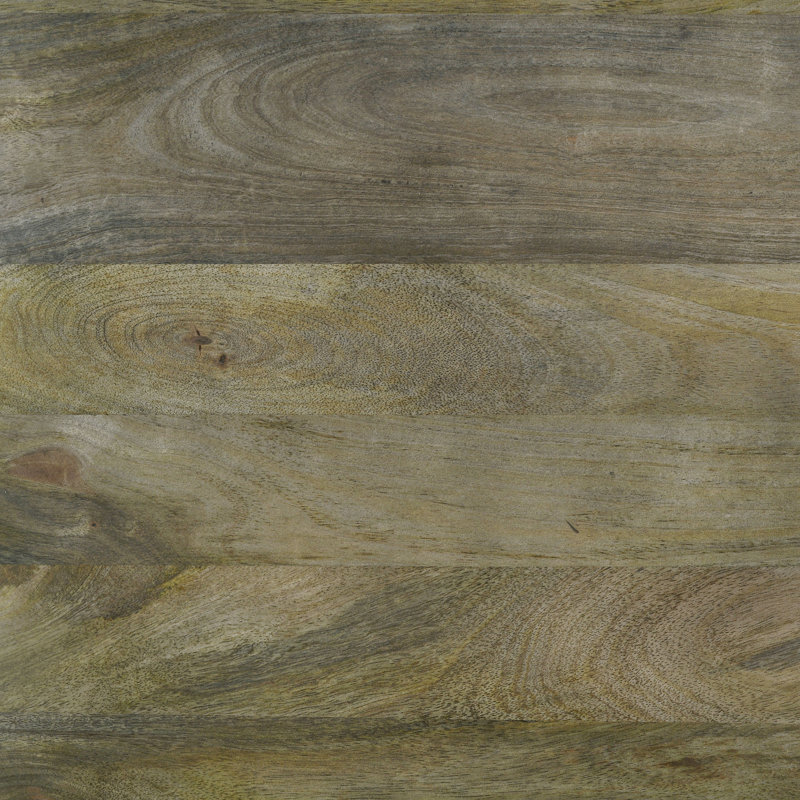 Mango Brown Square Solid Wood End Table