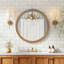 Miroir mural rond rond