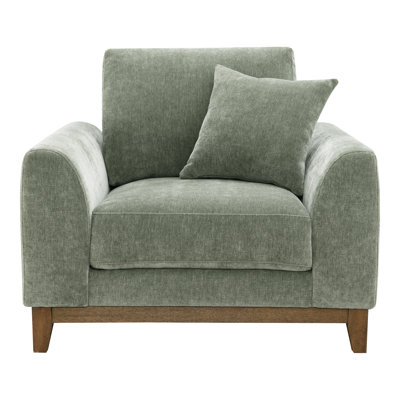 Fauteuil d'appoint en chenille Cherelle