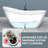 Bathtub 65'' x 30'' Freestanding Soaking Acrylic Bathtub