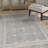 Devoe Hand Tufted Wool/Cotton Southwestern Rug in Ivory/Blue-1088021205