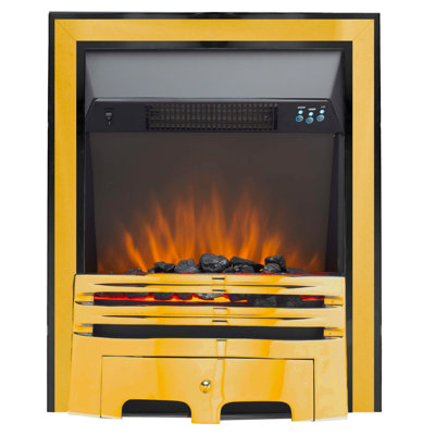 Diesel Belfry Heating 48cm W Electric Fireplace Insert with 4000 BTU