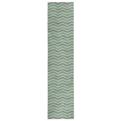 Stephenie Wavy Chevrons Table Runner