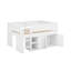 Lit mezzanine double avec armoire-493180323