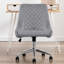 Chaise de bureau en velours Zurich-383726536-383726539