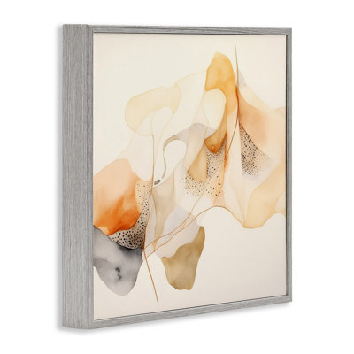 «Blush Fluid Abstraction», art de la giclée encadrée par Irena Orlov
