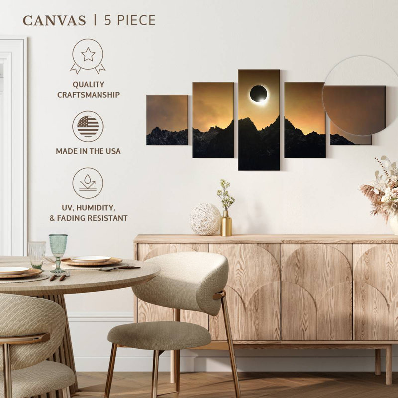 Spectacular Solar Eclipse, 36" H x 80" W