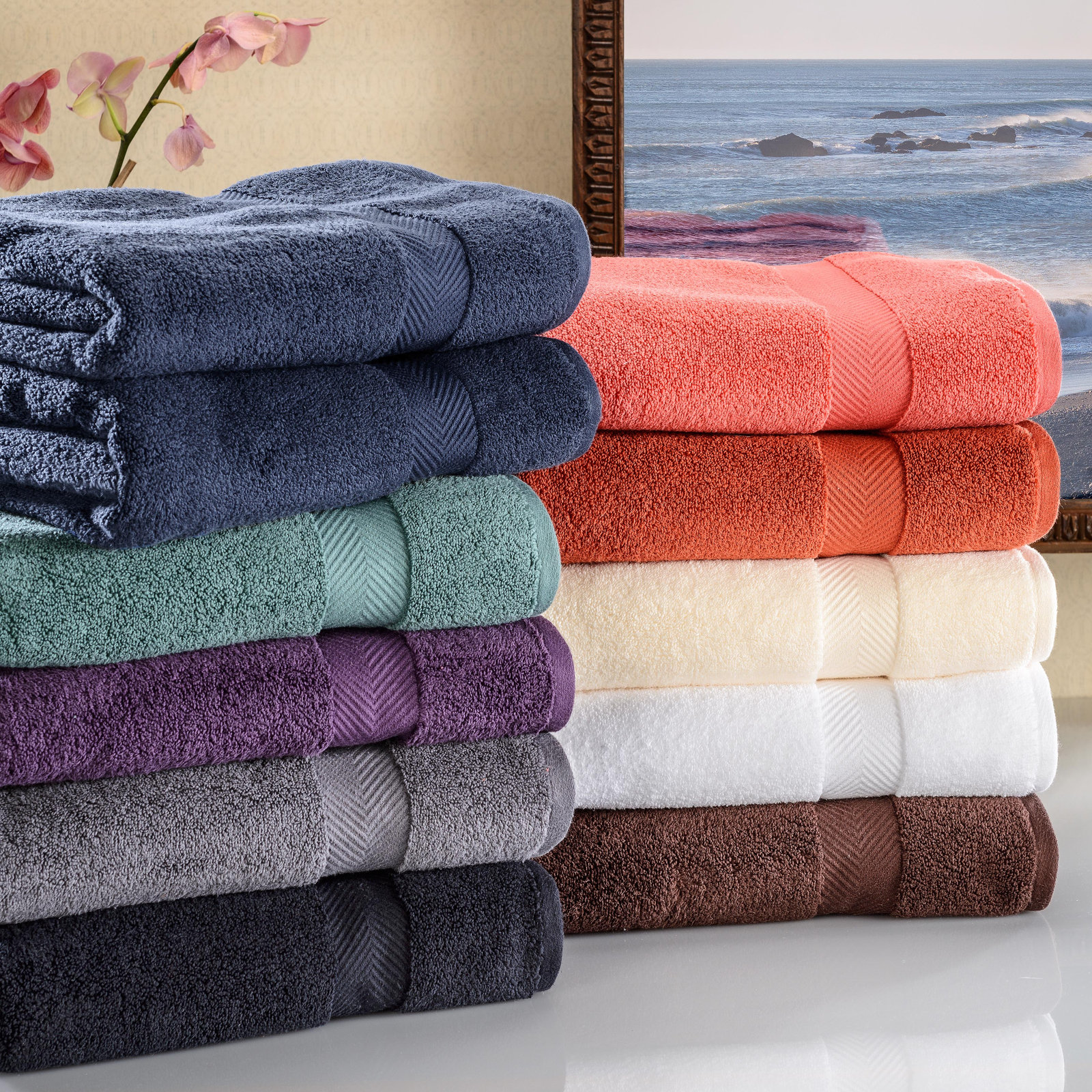 Hamachi Cotton Bath Sheet, Gray