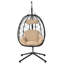 Fauteuil à œufs avec support Balancelle d'extérieur pour l'extérieur en osier-395970616