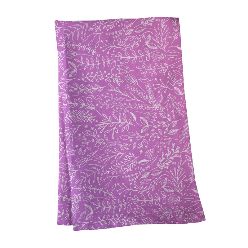Torchon Mcguigan Ditsy, Sergé de coton, Rose foncé