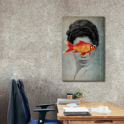Epic Graffiti 'Fish Eye' By Elo Marc, Canvas Wall " Fish Eye " by Elo Marc