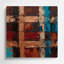 Art mural en métal noir Southwestern Cowboy-2087355385