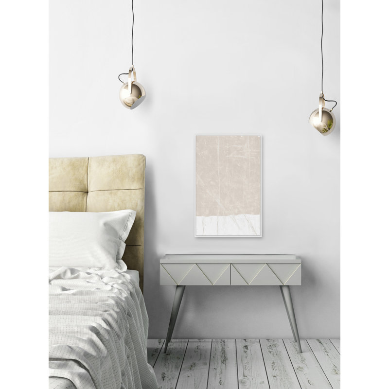 Uneven Streaks - peinture sur toile à cadre flottant, H 60 po x l 40 po x P 1,5 po