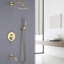 Système de douche mural complet avec valve brute-69606760