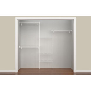 Rubbermaid FastTrack Pantry 4-ft to 4-ft x 16-in White Wire Closet