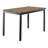 Black Finish 1pc Dining Table