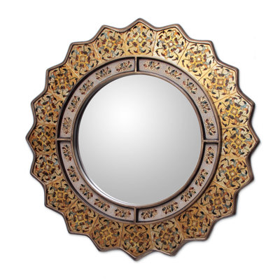 Miroir décoratif traditionnel Coyan Marigold