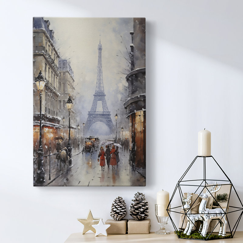 Art des Fêtes de Noël - Toile tendue avec châssis dxlvii, H 18 po x l 12 po