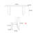 Modern simple rectangular home dining table sets-103109865