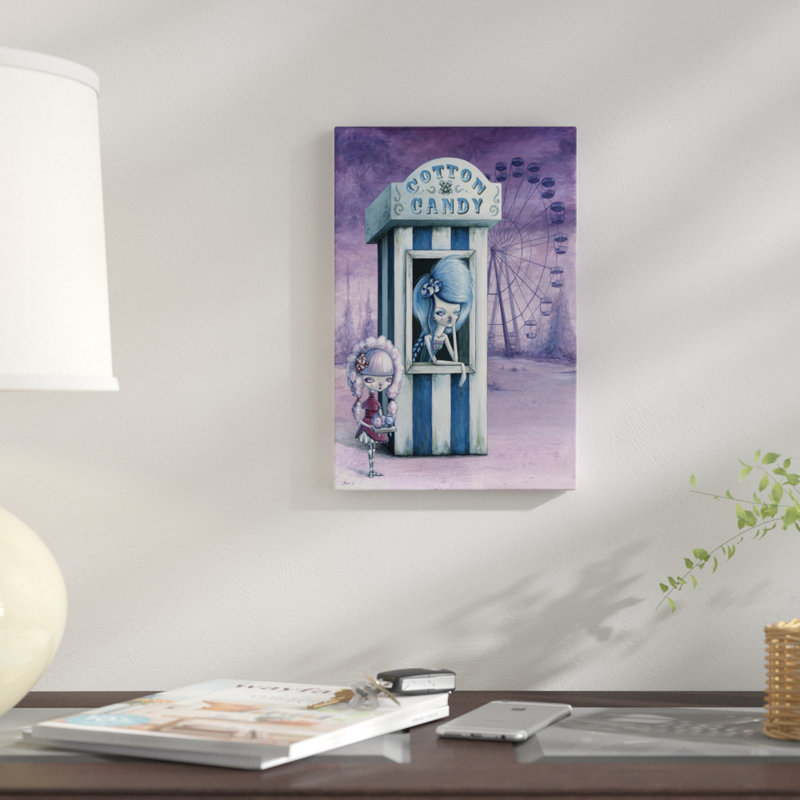 «Cotton & Candy» par Megan Majewski - impression sur toile tendue, H 18 po x l 12 po x P 1,5 po, Toile tendue, Pas de tapis