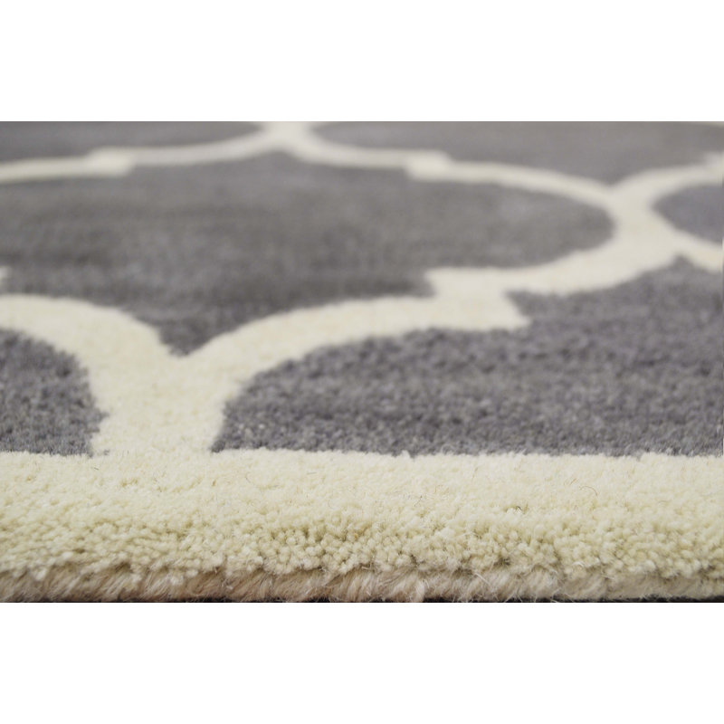 Florida Geometric Wool Hand Woven Area Rug, Rectangle 250 x 300 cm
