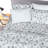 Flannel Geometric Sheet Set-2121436237