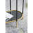 3-Tier Metal Console Table With Mirrored Shelf