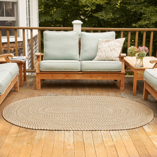 August Grove® Embrey Handmade Natural Indoor/Outdoor Rug & Reviews ...