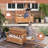 Sybastian Solid Wood Outdoor Bench