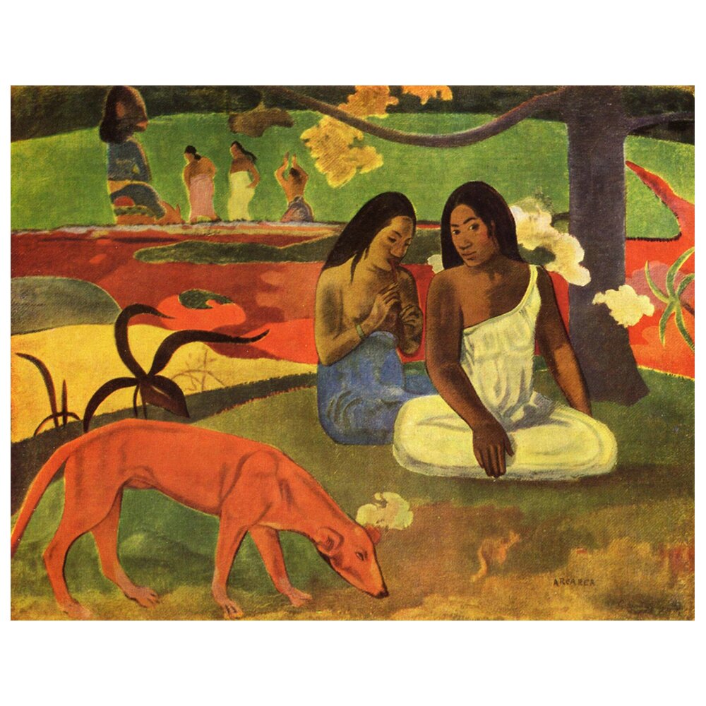 Leinwandbild Arearea von Paul Gauguin