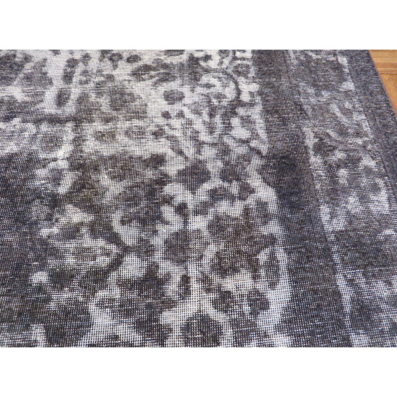 Tapis de zone en laine noué la 7 pi 11 po x 11 pi 3 po one-of-kind à la main Beane