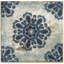 Angela Harris Dunmore 8x8 Polished Hand Painted Look Ceramic Tile